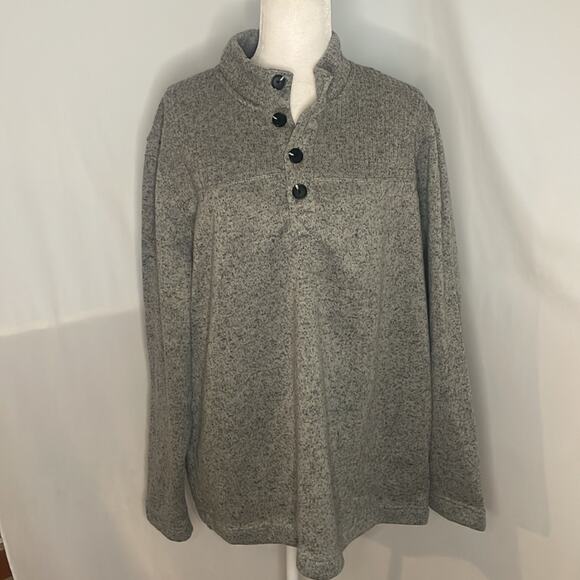 NWT Telluride clothing company men’s grey sweater with buttons - Picture 1 of 7
